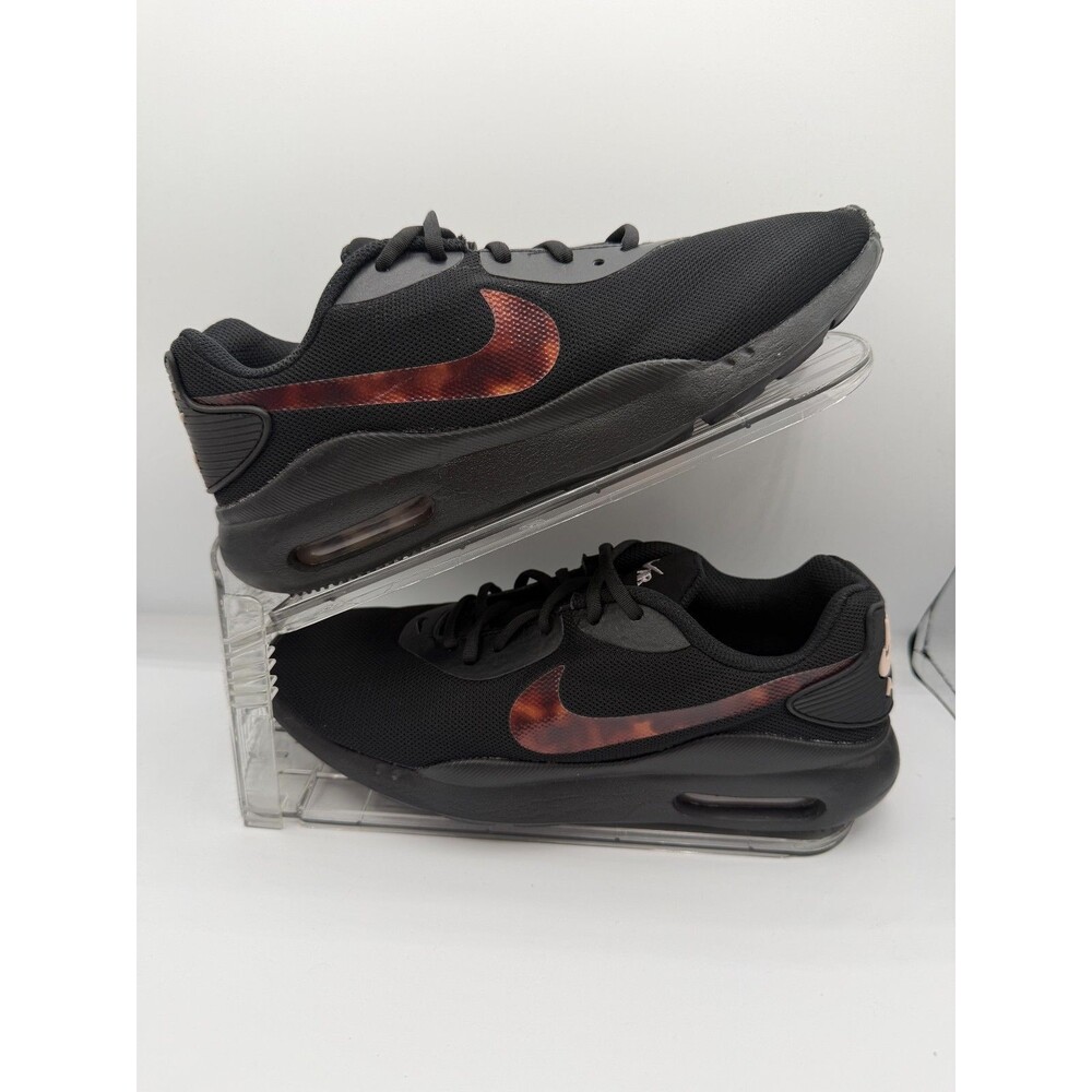 Nike Air Max Oketo CU4763-001 Women's Size 8 Black Red Running Sneakers Shoes